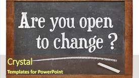  Presentation with open mind - PPT layouts with are you open to change background and a tawny brown colored foreground