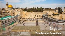  Presentation with judaism - Slides enhanced with area in front background and a coral colored foreground