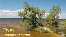  Presentation with river sediment - PPT layouts having area kiev collection active sediment background and a tawny brown colored foreground