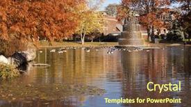  Presentation with victorian - PPT theme consisting of village area of columbus ohio background and a tawny brown colored foreground