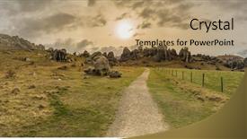  Presentation with new zealand - Beautiful PPT layouts featuring area or kura tawhiti arthur backdrop and a coral colored foreground