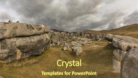  Presentation with area - Colorful PPT theme enhanced with area or kura tawhiti arthur backdrop and a tawny brown colored foreground