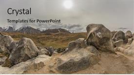  Presentation with area - PPT theme having area or kura tawhiti arthur background and a light gray colored foreground