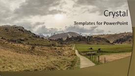  Presentation with area - Audience pleasing slides consisting of area or kura tawhiti arthur backdrop and a soft green colored foreground