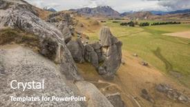  Presentation with biodiversity conservation - Colorful PPT layouts enhanced with area or kura tawhiti arthur backdrop and a coral colored foreground