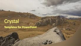  Presentation with area - Slides having area or kura tawhiti arthur background and a tawny brown colored foreground