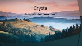  Presentation with save environment earth - Cool new theme with area scenic image of farming backdrop and a  colored foreground