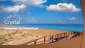  Presentation with sol - Amazing slide set having arenals del sol beach dunes in elche elx of alicante in costa blanca at spain backdrop and a teal colored foreground