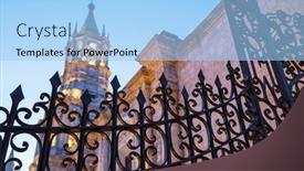  Presentation with america - Colorful PPT theme enhanced with arequipa-city-in-peru-south backdrop and a light blue colored foreground