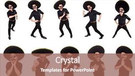  Presentation with folklore mexican - Theme having argentian - funny man wearing mexican sombrero background and a  colored foreground