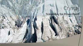  Presentation with blanc - Slides enhanced with argentiere-glacier-view-chamonix-mont background and a light blue colored foreground