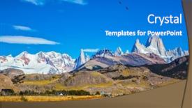  Presentation with february - Amazing slide deck having argentine patagonia excellent asphalt road backdrop and a gray colored foreground