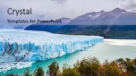  Presentation with exotic unique homemade soap - Cool new PPT theme with argentine province of santa cruz backdrop and a light blue colored foreground