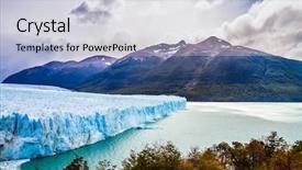  Presentation with third world - Presentation featuring argentine province of santa cruz background and a light blue colored foreground