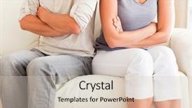  Presentation with couple - Colorful theme enhanced with argue - close up of a couple backdrop and a soft green colored foreground