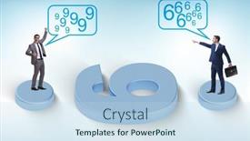  Presentation with numbers - Slides featuring argument-over-the-numbers-9 background and a sky blue colored foreground