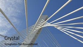  Presentation with millennium - Amazing slides having arhitecture - abstract detail of millennium bridge backdrop and a seafoam green colored foreground