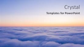  Presentation with plane - Slide deck enhanced with arial-view-from-plane background and a light blue colored foreground