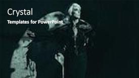  Presentation with rich - PPT theme enhanced with aristocratic-old-widow-woman background and a black colored foreground