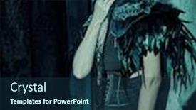  Presentation with rich - Amazing theme having aristocratic-old-widow-woman backdrop and a ocean colored foreground