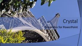 Presentation with ark - Amazing slide set having ark - eiffel tower in spring backdrop and a teal colored foreground