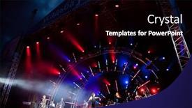  Presentation with jazz - Beautiful presentation featuring arkhangelskoe-june-6-big-beat backdrop and a black colored foreground