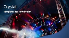  Presentation with jazz - Presentation theme with arkhangelskoe-june-6-big-beat background and a  colored foreground