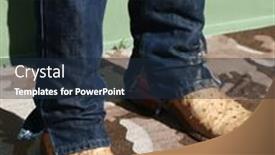  Presentation with youth event - PPT theme having arlington-tx-apr-18-boots background and a  colored foreground