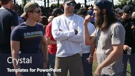  Presentation with rangers - Slides consisting of arlington-tx-apr-18-l background and a tawny brown colored foreground