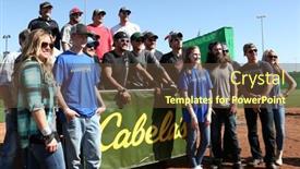  Presentation with rangers - Slide set featuring arlington-tx-apr-18-participants background and a  colored foreground