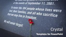  Presentation with memorial - Cool new presentation theme with arlington-va-sept-13-2014 backdrop and a ocean colored foreground