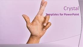  Presentation with superstition - Colorful PPT layouts enhanced with arm-and-hand-of-caucasian backdrop and a lemonade colored foreground