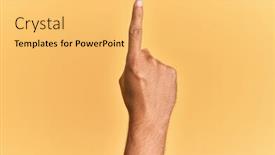  Presentation with understanding - Beautiful PPT layouts featuring arm-and-hand-of-caucasian backdrop and a yellow colored foreground