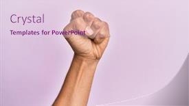  Presentation with revolution - Amazing slides having arm-and-hand-of-caucasian backdrop and a lemonade colored foreground