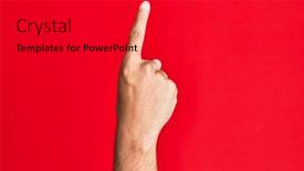  Presentation with understanding - Slides having arm-of-caucasian-white-young background and a dark gray colored foreground