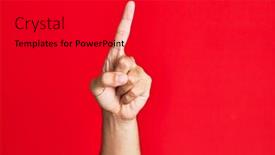  Presentation with understanding - Amazing slide set having arm-of-caucasian-white-young backdrop and a dark gray colored foreground