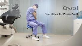  Presentation with dental office - Colorful slides enhanced with arm-pain-in-the-dental backdrop and a lemonade colored foreground