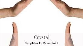  Presentation with black women arm - Beautiful presentation theme featuring arm backdrop and a  colored foreground