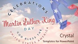  Presentation with usa flag - PPT theme enhanced with arme nucl aire - usa flag painted on hands background and a lemonade colored foreground