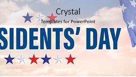  Presentation with heart clouds - PPT layouts consisting of arme nucl aire - usa flag painted on hands background and a light blue colored foreground