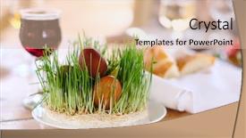  Presentation with armenia - Cool new PPT theme with armenia - easter table setting with eggs backdrop and a lemonade colored foreground