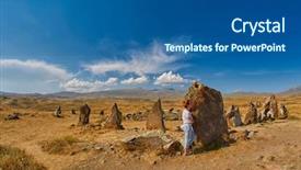  Presentation with prehistoric - Colorful PPT theme enhanced with armenia also known as armenian backdrop and a ocean colored foreground