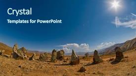  Presentation with prehistoric - Colorful PPT layouts enhanced with armenia also known as armenian backdrop and a ocean colored foreground