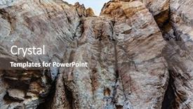  Presentation with armenia - PPT theme consisting of armenia rock close up texture background and a gray colored foreground