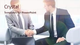  Presentation with logistics business plan - Cool new theme with armenian - business team discussing together plans backdrop and a lemonade colored foreground