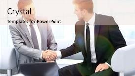  Presentation with whiskey business plan - Slide set having armenian - business team discussing together plans background and a lemonade colored foreground