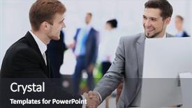  Presentation with two men climbing - Slides having armenian - two happy young men shaking background and a  colored foreground