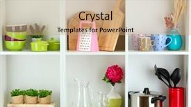  Presentation with tableware - Presentation design consisting of invitation - ink saving - abstract golden background and a lemonade colored foreground