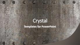  Presentation with armor - Amazing PPT layouts having armor - metal plate or armour texture backdrop and a gray colored foreground