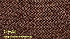  Presentation with chain - Slide deck featuring armory - chain mail texture background and a  colored foreground